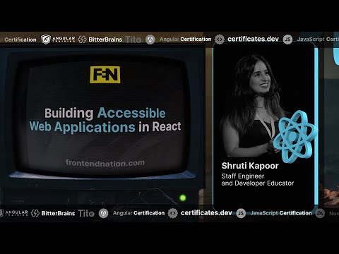 Building Accessible Web Apps in React | Shruti Kapoor | React Day by Frontend Nation 2025