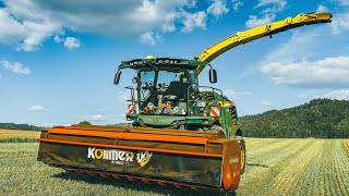 GPS Attacke - Let´s Drive JD 8300i mit Capello Spartan 520 bei der GPS Ernte - Grünroggen 2024
