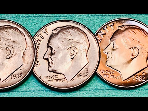 $2,000 US 1982 No Mint Mark Dimes