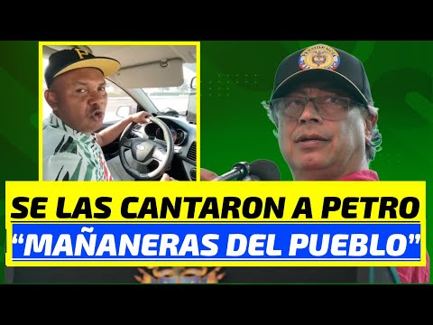 Taxista se las cantó a Petro - El Pueblo pide mañaneras como las de AMLO y Sheinbaum en Colombia 🚕