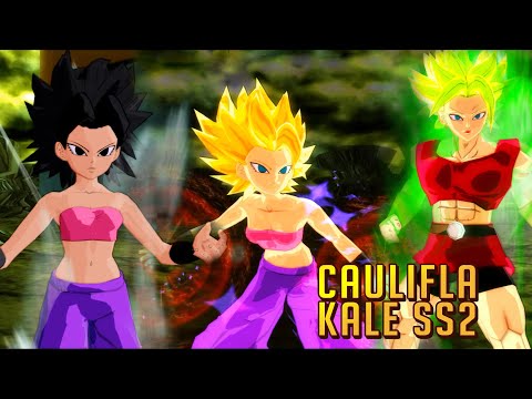 Caulifla and Kale SSJ2 vs Goku Vegeta Jiren | Universe 6 vs Universe 7 | DBZ Tenkaichi 3 (MOD)