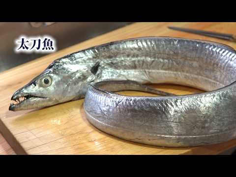 太刀魚の三枚おろし・保存・酒蒸しまで！1尾まるごと