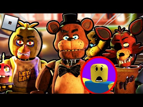 FUGINDO DA PIZZARIA DO FNAF O FILME NO ROBLOX 😱😨