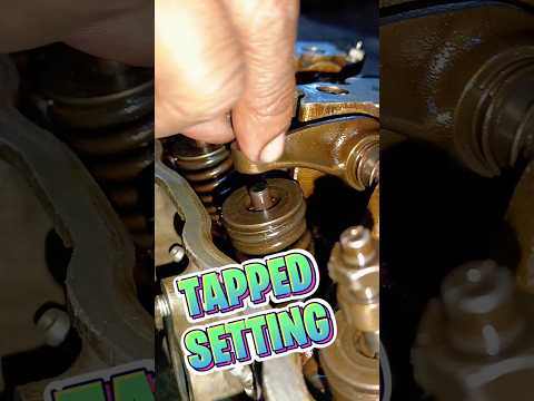 Engine tappet setting #mechanic #engine