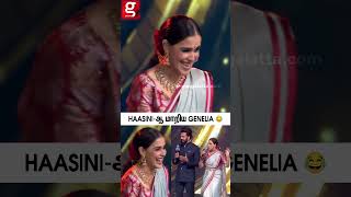 🥺Real Life-லயும் Haasini-ஆவே இருக்காங்களே Genelia🥰#genelia