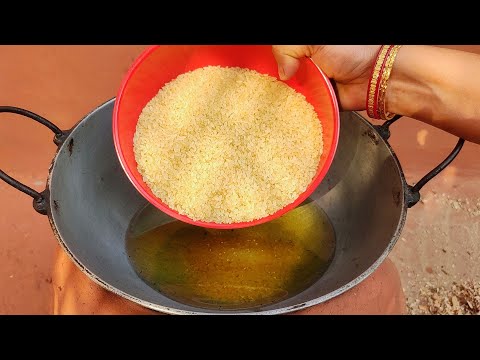 কাঁচা চালের এই মজার রেসিপিটা একবার হলেও বাড়ীতে তৈরি করে দেখুন