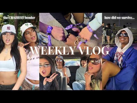 WEEKLY VLOG ♡ (my bestie and I brought our brothers to ROLLING LOUD MIAMI and barely survived...)