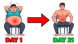 Lose Belly Fat While Sitting on a Chair | Easy Seated Workout for Flat Stomach