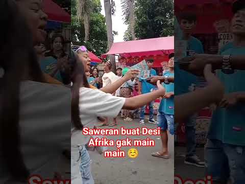 SAWERAN DESI AFRIKA GAK MAIN MAIN #karnaval #karnavalparty #desiafrika #shortvideo
