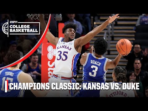 Champions Classic: Duke Blue Devils vs. Kansas Jayhawks | Full Game Highlights video clip