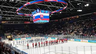 Slovensko-Rakusko 2:1 Kvalifikácia na ZOH 2022-Hymna SR