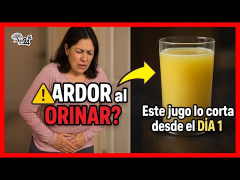 ¿Mal de orín? Este jugo te LIMPIA los RIÑONES y CORTA la INFECCIÓN desde el primer día