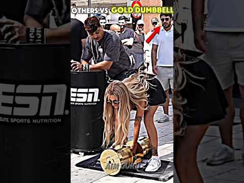 Simple skill vs King of Gold dumbbells #trending #shorts #viral