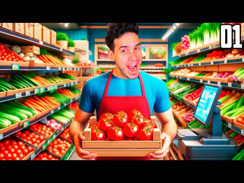 Nuevo SUPERMERCADO ! Plantamos, Cosechamos y Vendemos! 🍅💵 Farming Supermarket Simulator Cap 1