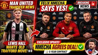 🔴 Manchester United Transfer News: Lewis Hall Wants Old Trafford Move, Felix Nmecha Says YES! 🚨