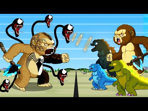 Evolution of GODZILLA X KONG - Story of Transformation | GODZILLA KONG Animation