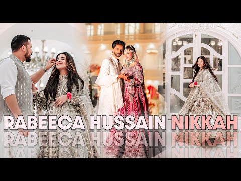 RABEECA HUSSAIN NIKKAH 😍 MERA LOOK OVER LAG RAHA THA KYA ?