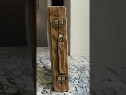 You can use things like this backgammon case to add texture, layers, and visual interest.