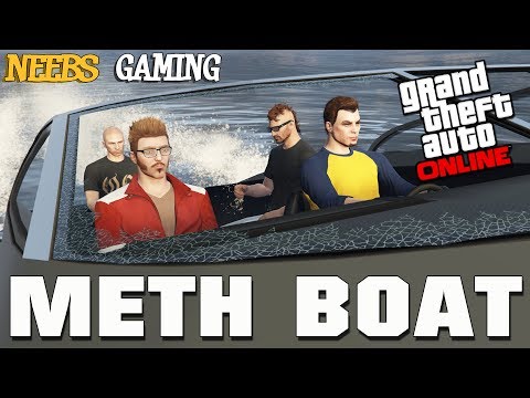 GTA 5 Online - The Meth Boat Mission (Grand Theft Auto Gameplay) #10