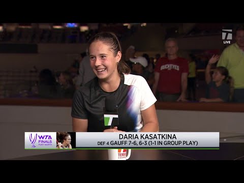 Daria Kasatkina: 2022 WTA Finals Second Round Robin Win Interview