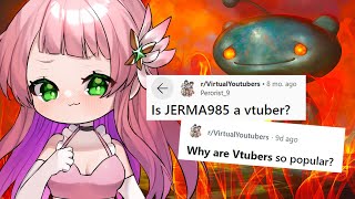 Explaining VTubers to REDDIT | Green Room with Abi【V4Mirai | Abi Kadab