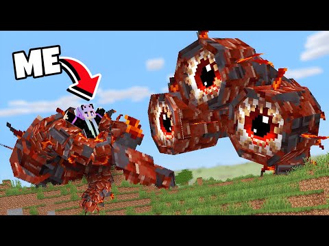 How Big Mecha Worm get in Minecraft ?