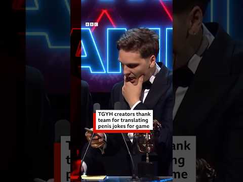 Thank Goodness You're Here!'s win Best British Game at Bafta Game Awards. #Baftas #BBCNews