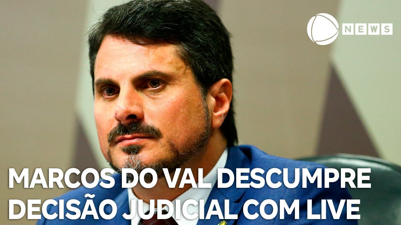 Marcos do Val faz live e descumpre medidas cautelares