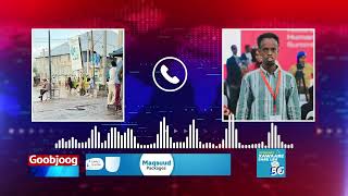 "Annagoo jiifno ayaa waxaa noo yimid Ciidan ka tirsan dowlada oo hadda bur burinaya Suuqa Siinaay...