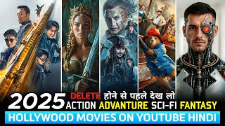 Top 10 New hollywood Action Horror Movies On YouTube in Hindi | 2025 Best Hollywood Movies in Hindi