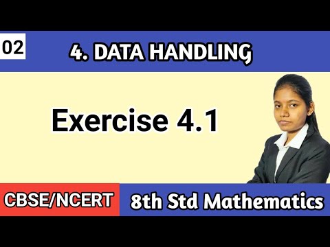 Class 8 ncert maths chapter 4 data handling exercise 4.1 all question solution