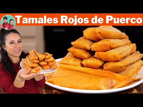 ANTES de Hacer TAMALES Tienes que Ver ESTO | Masa suave y ESPONJOSA con GUISO Perfecto|Tamales ROJOS