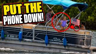 Mom Was Too Busy on Her Phone to Notice THIS! 😳📱🚤 | Boat Bash