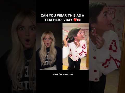 CAN YOU DRESS UP FOR VALENTINE’s DAY AS A TEACHER?! Creator: hannabethh__  #fashion  #valentinesday