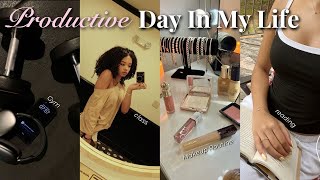PRODUCTIVE Day in My Life | Gym, Editing, Class, etc.