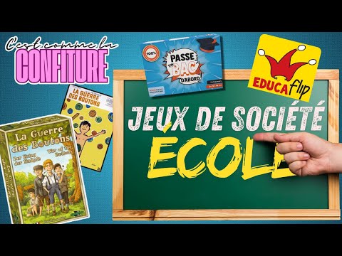 CCLC : Label EDUCAFLIP, le jeu "Passe Ton Bac D'abord!", Jeux de société à l'école, DBZ, etc.