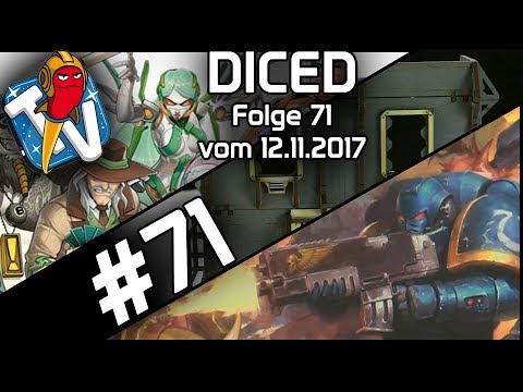 DICED - Die Tabletopshow auf Rocketbeans TV #71 | Aristeia! | Warhammer 40.000 | DICED