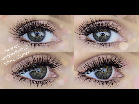 HOW TO APPLY INDIVIDUAL FALSE LASHES | RACHAEL BROOK