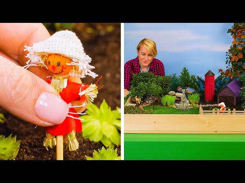 Creating a Miniature Indoor Garden with Recycled Materials
