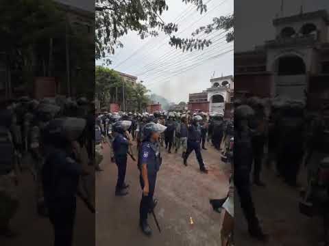 যেভাবে গোপালগঞ্জে পুলিশ অভিযান চালায়। #shortsvideo