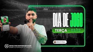 PALPITES DE FUTEBOL HOJE - 02/12/2025 (TERÇA-FEIRA) | Berim Tips