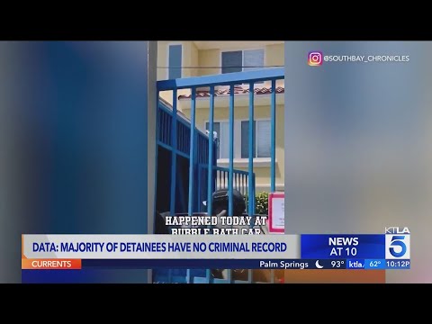 Data: Majority of immigration detainees have no criminal record