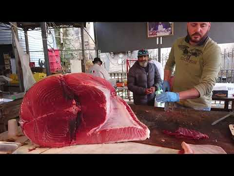 Cooking Tuna #1 | Street food in Sicily Italy