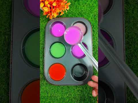 1009 mix colour 💚🤍❤️ #satisfyingcolormixing #colormixingmagic #colourmixing #satisfying