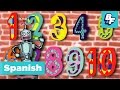 Counting to 20 in Spanish with Basho