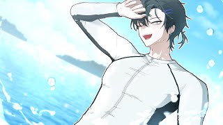 버츄얼 유튜버가 레쉬가드 "직접 입은" 사진 공개합니다, (어그로X)