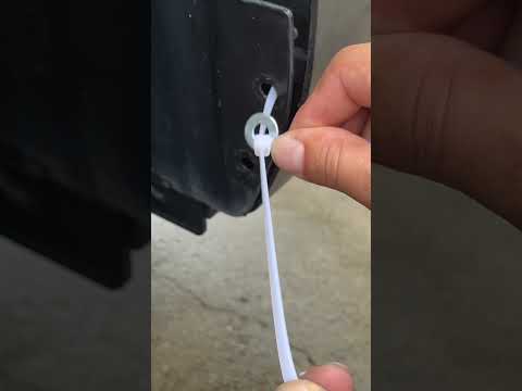 A Temporary Fastener!Zip Tie Tricks That Work Everywhere!