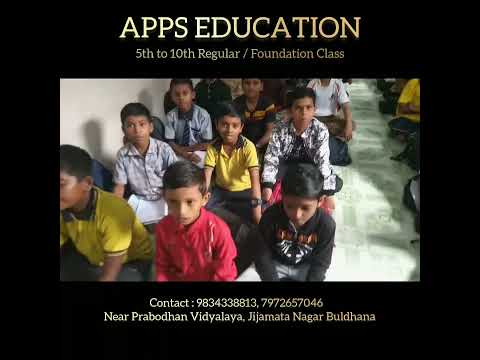 #CLASS6 #BATCH2024-25 #APPS EDUCATION #BULDHANA #ADMISSIONOPEN #JIJAMATANAGA #buldhana