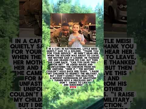 Can You Save This For Me? Said The Soldier