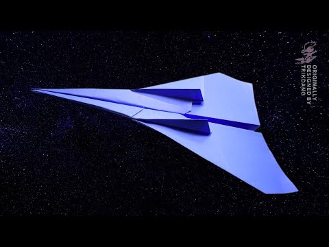 How to make an awesome Paper Airplane - Ares Warrior